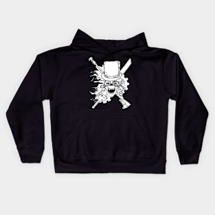 Steampunk Skull and Weapons Kids Hoodie